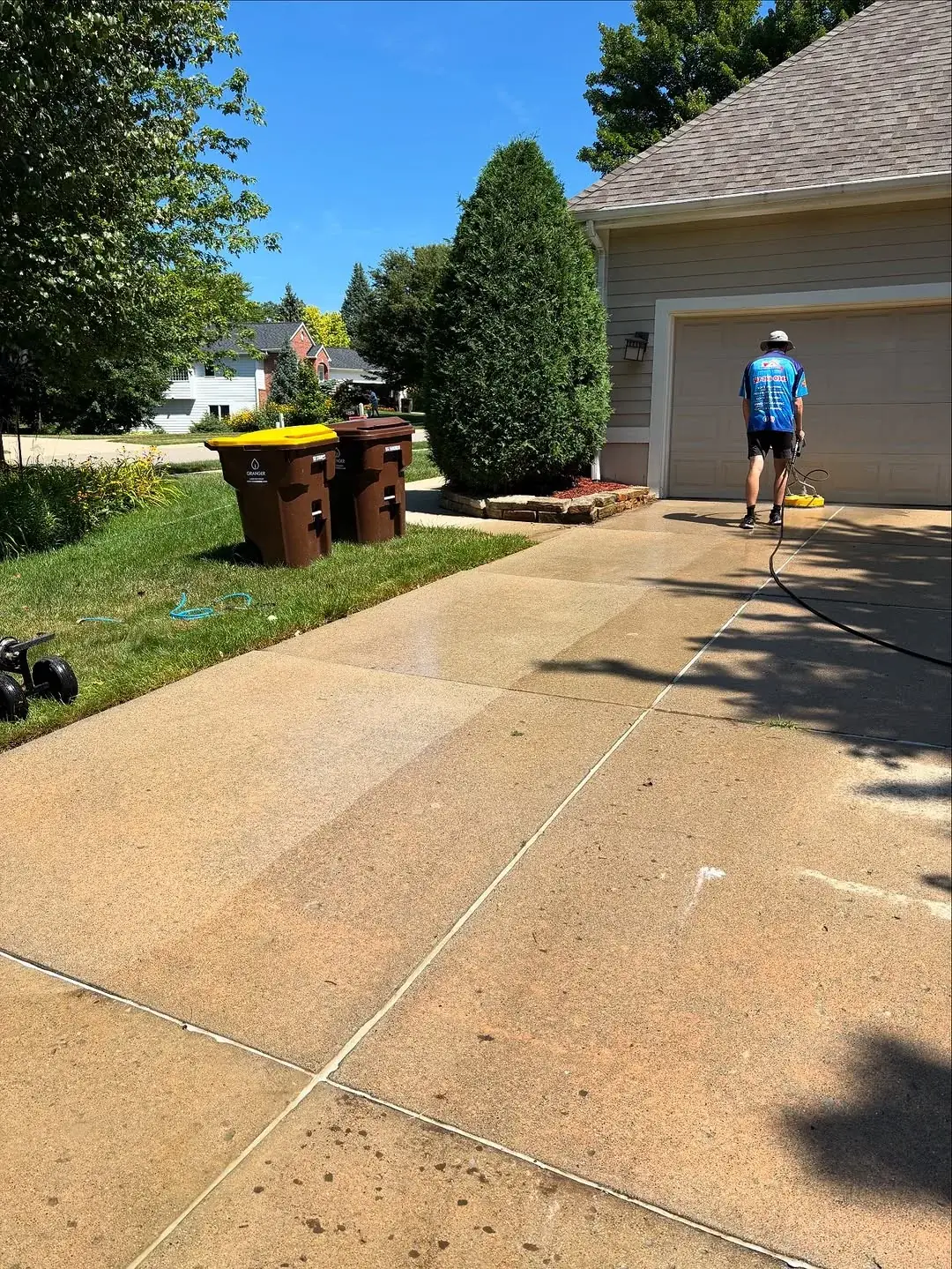 A clean, well-maintained home exterior