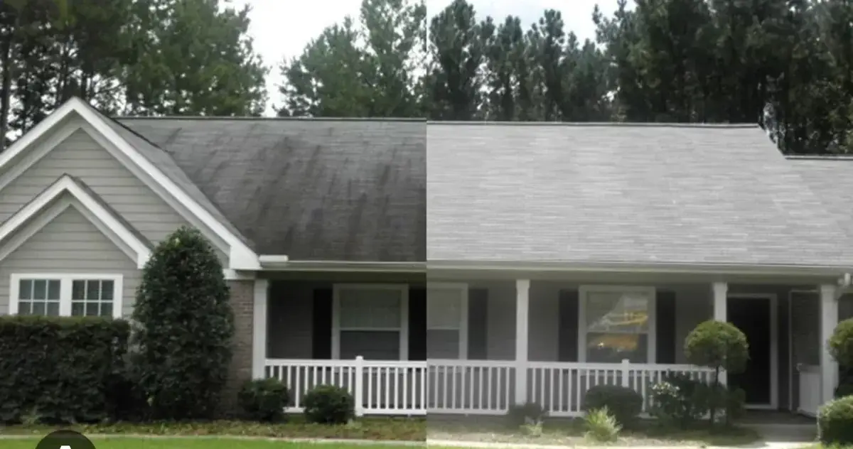 House washing before and after