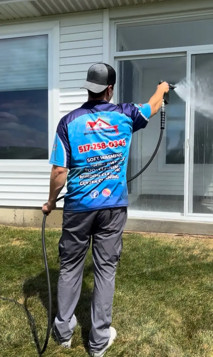 Pressure washing